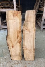 Coppia di tavole di legno di