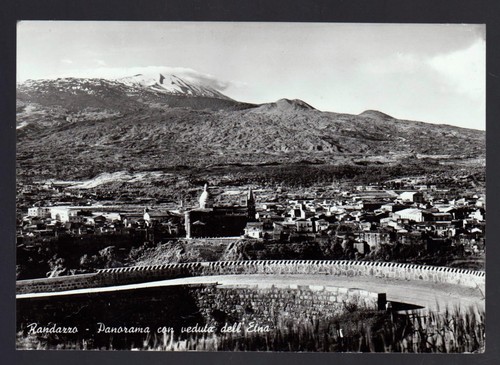 Randazzo catania cartolina - randazzo,