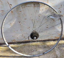 REAR WHEEL TUBULAR NISI RIM 36 HOLES RECORD HUB REGINA EXTRA ORO FREEWHEEL RUOTA