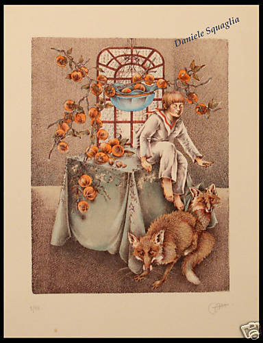 Litografia originale maria - originale,