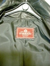 Cappotto in Pelle Nera Donna