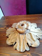 Rosone In Legno Intagliato Dorato Del 700