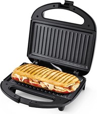 TOSTAPANE TOSTIERA PER TOAST PIASTRA 750W GRIGLIA GRILL SANDWICH ANTIADERENTE