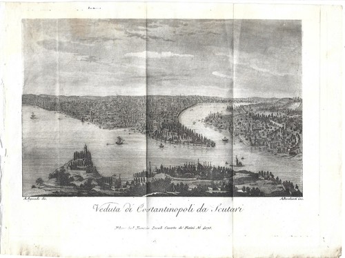 Veduta costantinopoli da - di,