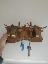 Antico Appendi Chiavi In Legno