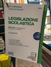 Concorso scuola. Legislazione scolastica. Edizione Simone. 18 euro....