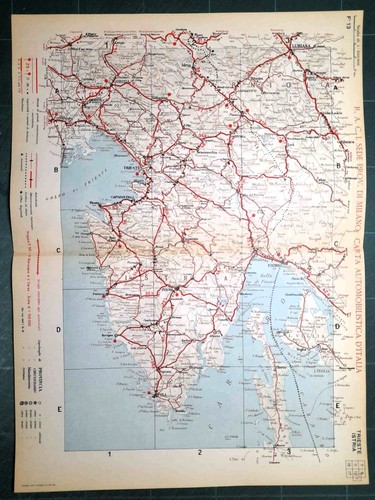 Carta geografica stradale