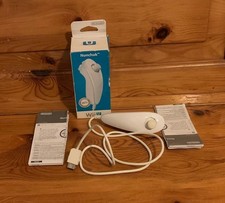 Nintendo Wii U Nunchuck Controller Bianco con scatola originale