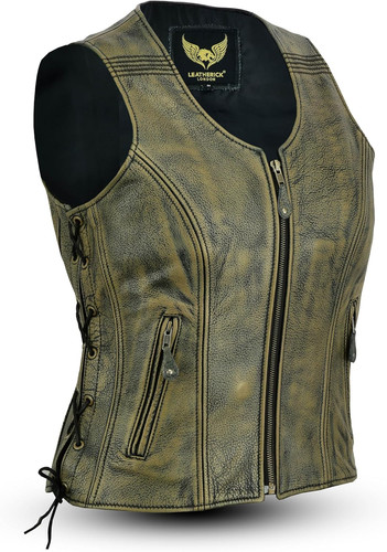 Gilet pelle vintage da - pelle,