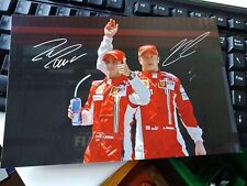 Ferrari store carta ufficiale -Felipe Massa + Kimi Raikkonen