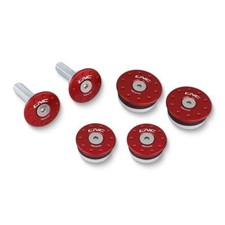 Tappi telaio CNC Racing rosso