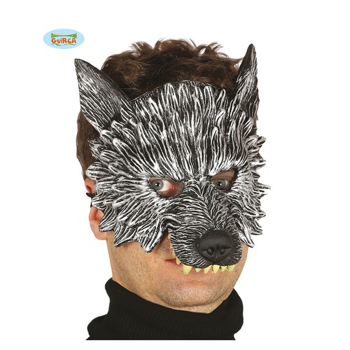 Maschera lupo grigio - maschera,