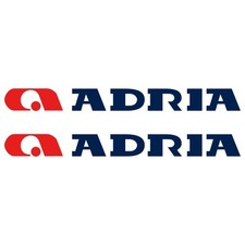 2 adesivi ADRIA 80 cm x 7,6 cm