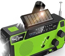 Radio Meteo a Manovella di Emergenza, Manovella AM/FM/NOAA - Verde