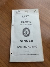 RARO LIBRO DI RICAMBI 1958 di