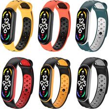 6 Pezzi Cinturini per Xiaomi Mi Band 5 Braccialetto Di Ricambio Xiaomi Mi Band 6