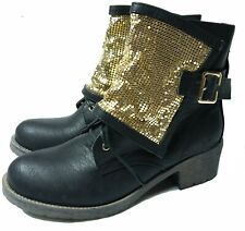 Scarpe donna Anfibi Biker