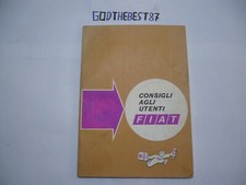 LIBRETTO CONSIGLI AGLI UTENTI FIAT 1968 24° EDIZIONE.