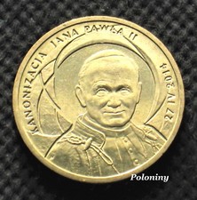 MONETA COMMEMORATIVA DELLA POLONIA - CANONIZZAZIONE DI PAPA GIOVANNI PAOLO II (UNC)