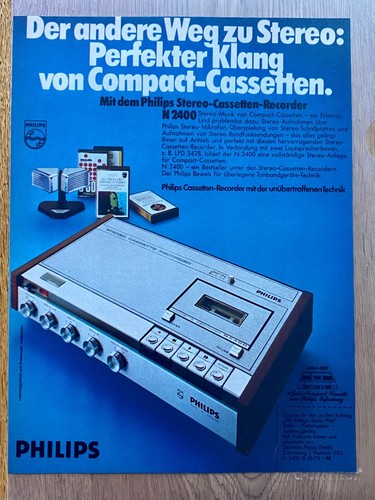 Philips cassette recorder - philips,
