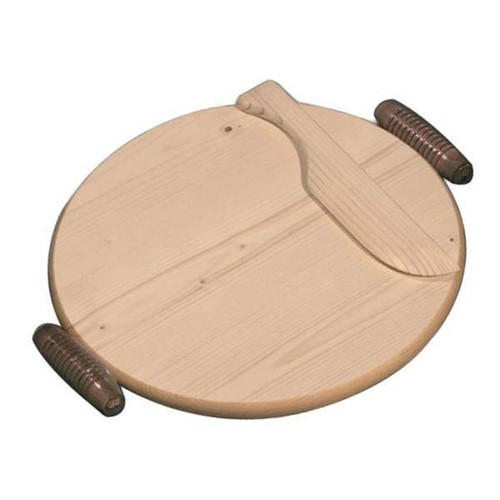 Tagliere legno tondo coltello - tagliere,