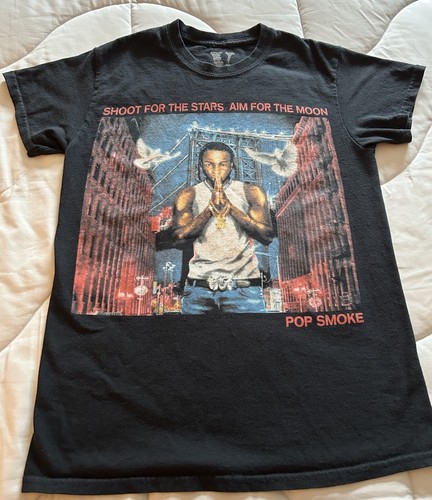 Shirt pop smoke vlone - smoke, x