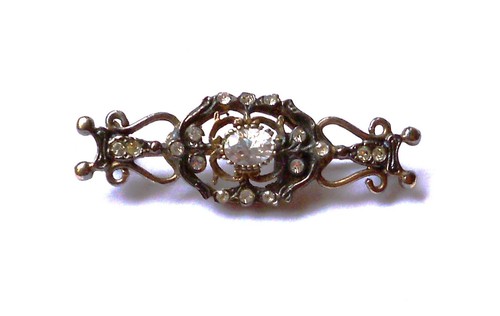 Spilla argento vintage oro - spilla,