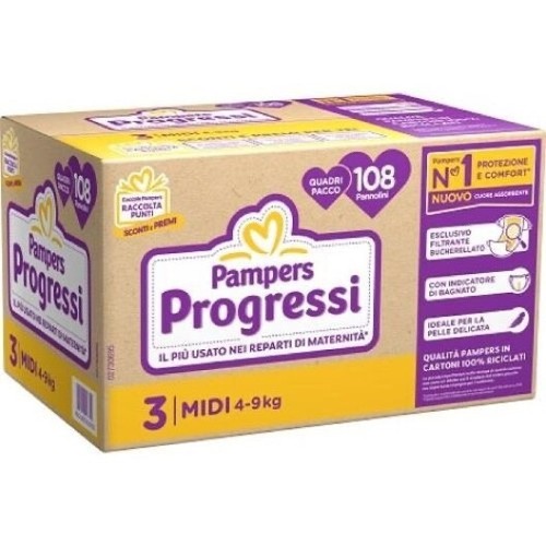 Pampers progressi midi taglia - pampers,