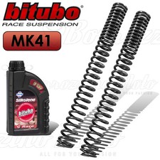 BITUBO KIT MOLLE FORCELLA ANTERIORE PROGRESSIVE MK41 + OLIO KAWASAKI W800 2012