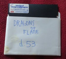 Advanced Dungeons & Dragons - Dragons of Flame - Floppy Disk Commodore 64 C64
