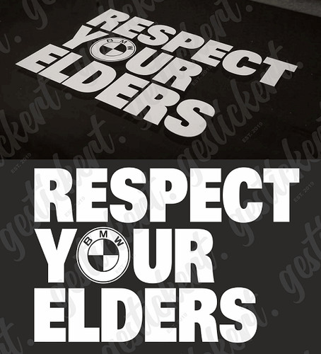 Adesivo respect your - adesivo,