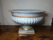 Vaso fioriera a costine con