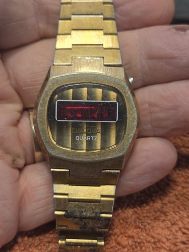 Vintage bulova led quartz - led,