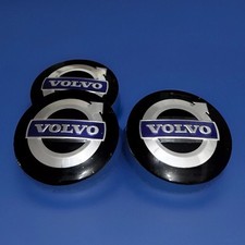 4 Pezzi Coprimozzo Adesivo Volvo  Cerchi In Lega 56mm