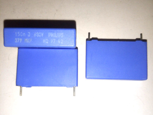 15uf 630v 150nf philips - 4x, 0,15uf
