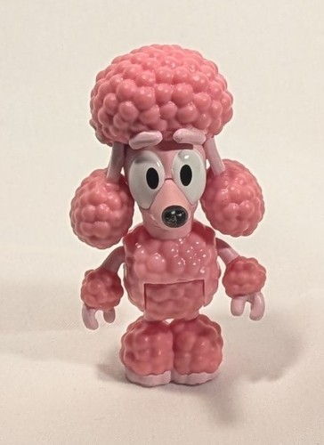 Modellino cane barboncino rosa