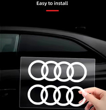 COPPIA ADESIVO LOGO AUDI SPORT