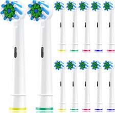 12x TESTINE RICAMBIO SPAZZOLINO ELETTRICO COMPATIBILI  KIT 12 PEZZI