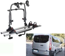 Portabici Posteriore Stand Up 2 Binari per Ford Tourneo Custom 2017 Doppia Porta