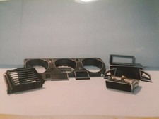 PER CITROEN DS ID19 DS21 DS23 ELEMENTI CRUSCOTTO CROMATI NUOVO ( RESO VECCHIO)