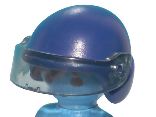 Playmobil casco blu visiera - playmobil,