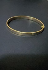 Bracciale Rigido, chiusura a Vite 7cm x 6cm in Oro Giallo 18KT 750