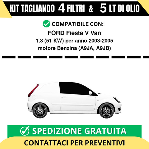 Tagliando per ford fiesta - per, v