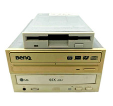 Lettore CD LG, Masterizzatore BenQ,  Floppy Drive Stock in blocco per computer