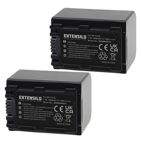 Batteria per sony - 2x,
