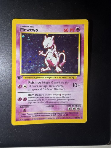 Carta pokemon mewtwo - carta,
