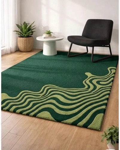 Tappeto lana trapuntato a - tappeto,