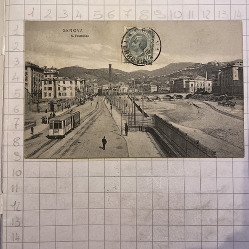 Antica cartolina postale - antica,