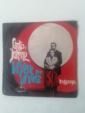 SANTO AND JOHNNY "VIVERE PER VIVERE / ROSSANA" 1968 OTTIME CONDIZIONI