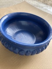 Vaso ceramica Blu vintage Rotondo Antico